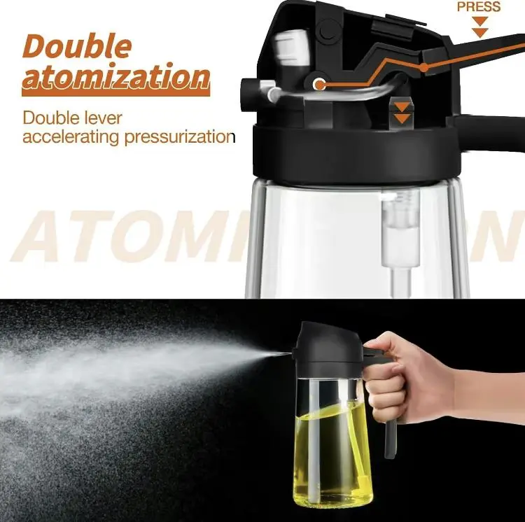2-in-1 Olive Oil Sprayer Bottle - Image 6
