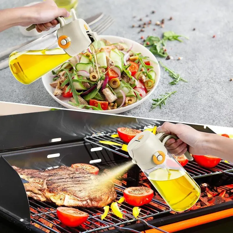 2-in-1 Olive Oil Sprayer Bottle - Image 4