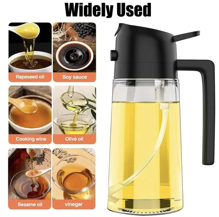 2-in-1 Olive Oil Sprayer Bottle - Image 2