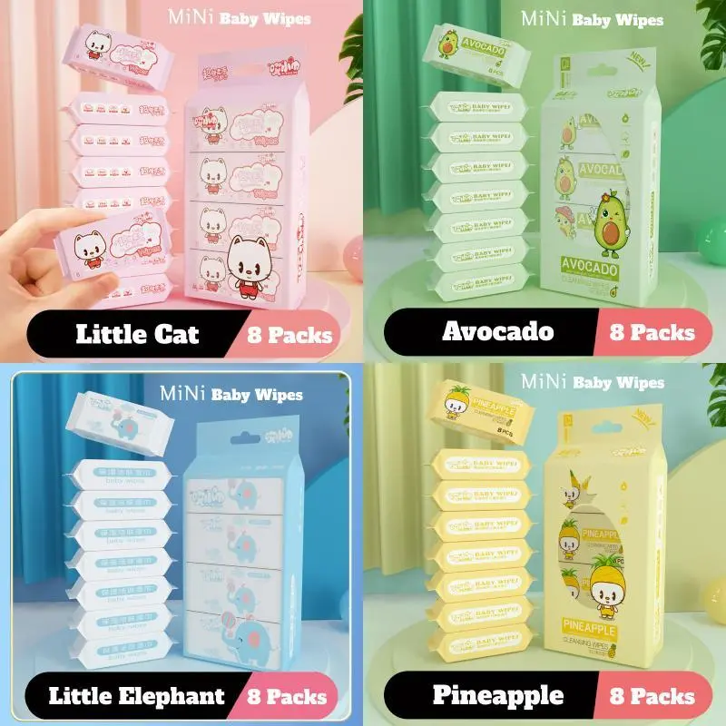 Refresh Clean Mini Wet Wipes for Travel & Baby Care